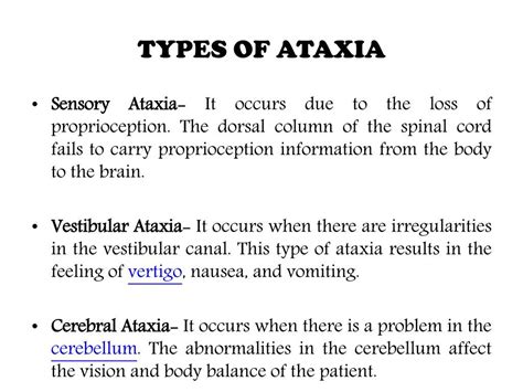 loss of muscle coordination results from damage to the|Ataxia: Types, symptoms, treatment, and causes .